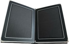 Professional 5x7 Black Silver Edged Photo Album - 10 Photo  engraving Available 