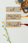 Personalized Wooden Bookmark Tassel Gift For Book Lover Custom Engraved Message