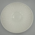 Wedgwood Bone China Nantucket Geo Davis Basket Pattern  2 Saucers 5 3 4   