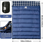 Queen Size Cotton Flannel Double Sleeping Bags For Adults
