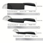 Stainless Steel Nonstick Kitchen Knife Set 3-piece Sharp Blades Vegetables Fruit