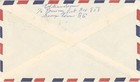 British Guiana Airmail Cover To Usa Multiple Stamp Franking Qeii Era 1950s