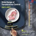 Food Warming Mat 5s Rapid Heating Electric Warming Tray With 8 Temp Setting 24 