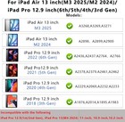 Magic Keyboard Case For Ipad Air   Pro 13 Inch - Multi-touch  M3 2025   M2 2024