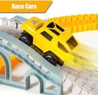Slot Car Race Track Set Electric Powered Race Track Dual Racing Car Track Set
