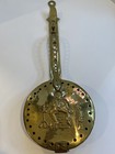 Antique Brass Bed Warmer Brass Handle England