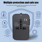 Travel Adapter Worldwide All In One International Universal Power Adapter Plug