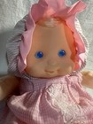 Vintage Fisher Price Puffalump Kids Pink Stripe Doll Stuffed Soft Toy 1991