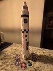 Vintage 1995 Hardee s Apollo 13 Rocket Storage Case For Pog   Slammer Lot Of 113