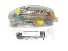 Vintage 1980s  Fun Phone Metron Light Up Clear See Through W cords  1 New 