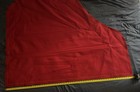 Baby Grand Piano String Red Felt Cover