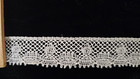 Vintage antique  Ivory  3 4  Cotton Leavers Lace  10 Yards