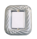 Frame Vintage Mikasa Swirl Frosted Crystal Picture Frame