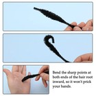 100 Pcs Pipe Cleaners Chenille Stem  Bump Chenille Stems Pipe Cleaner  Black Pip