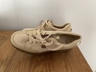 Ugg Women   s Beige Canvas Lace-up Sneakers Size 9