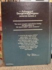 Advanced Dungeons   Dragons Monster Manual Ii 1983 Gary Gygax Tsr Ad d Classic