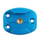 Universal 1 4in Screw Blue Camera Quick Release Plate Tripod Mount Bracket