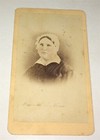 Rare American Religious Quaker Fashion Woman  Hannah Sutton  New York Cdv Photo 