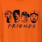 Friends  Tupac Snoop Dogg Biggie Rappers Orange Graphic Shirt Sz M