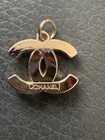    chanel Zipper Pull charm Pink solid Gold 19mm