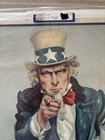 Vintage 1968 I Want You For U s  Army Recruiting Poster Uncle Sam Vietnam Usa