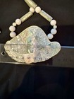Karla Jordan Vintage Art Deco Mother Of Pearl Jewelry Set Necklace Earrings