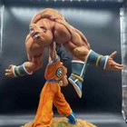 Anime Dragon Ball Son Goku Lifting Nappa Pvc Figure Model Statue Toy 23cm New 