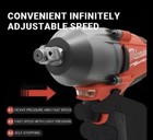 Milwaukee M18 600 Torque 2000rpm Brushless Cordless 1 2  Impact Wrench