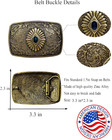 Women s Western Turquoise Belt Buckle - 1 5 Inches Cowgirl Style Cowboy Men s