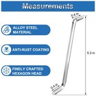 Garbage Disposal Wrench Unjamming Allen Key Tool Fits Insinkerator Silver Usa