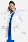 Cherokee Women s Lab Coat Modern Classic Fit 33    35  Doctors Large  White 