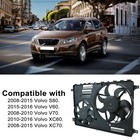 Radiator Cooling Fan Assembly For 2008-2016 S80 V60 V70 Xc60 Xc70