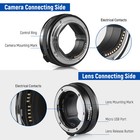 Neewer Ef To Eos R Mount Adapter Auto Focus Rf Lens Mount Adapter control Ring
