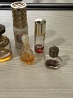 Vintage Lot Of 10 Perfume Bottles   Pots Some Partially Full 1950-1980s