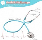 Durable Doctor Kit For Kids  27 Pcs Deluxe Pretend Play Medical Toy Blue 