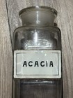 Antique Apothecary Drugstore Pharmacy Medicine Label Under Glass Bottle 