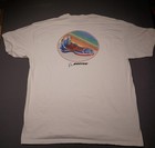 Vintage Boeing Space Shuttle Shirt Mens 2xl White Graphic Tee Hanes Beefy-t