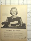 Bell Telephone System At t Customer Service Rep Women Vintage Print Ad 1946