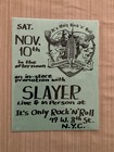 Slayer Handbill 1984 1st Us Tour At It s Only Rock  n  Roll In New York Flyer