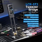 Fnirsi Lcr-st2 Smart Tweezer Lcr Smd Esr Tester Resistance Capacitance Test Tool