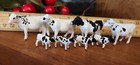 Custom Cm Ertl 1 64 Lot Of 8 Dairy Milk Cow Calf Pairs Cattle Holstein 