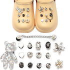 18pcs Shoe Charms Bling Flower Shoe Charms Cute Fashion Decoration Set Clog