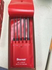 Starrett Long Drive Pin Punch 5pc Set S248pc New In Package W pouch  51186