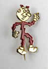 Reddy Kilowatt Red Enamel  Gold Stick Pin Vintage 1  Electric Co Mascot  M R