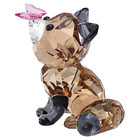Swarovski Crystal Idyllia Fox And Butterfly Figurine 5701250