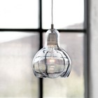 Vintage Industrial Ceiling Pendant Light Retro Cafe Loft Style Glass Shade Lamp