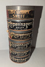 6 Vtg Copenhagen Snuff Can Empty Tobacco Collectible Advertising Display Lot E3