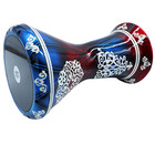 The 18   Zaza Percussion Horizon Sombaty Egypt Darbuka- Liquid Red-9  