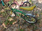 Vintage Schwinn Stingray May 1979 Green   Yellow Complete Bike All Original 