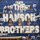 Slap Shot Movie Hanson Brothers Autographed Framed Photo 24x36